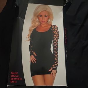 Bodyrage intimates shred sleeve seamless dress